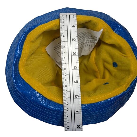Ikea Bucket Hat Knorva‎ Frakta with Lining Vent Holes Rain Hat One Size Logo - Picture 5 of 7